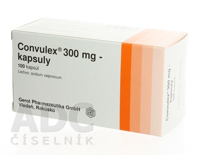Convulex 300 mg mäkké kapsuly