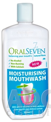 OralSeven zvlhčujúca ústna voda maxi