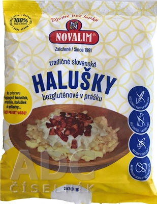 NOVALIM Halušky bezgluténové v prášku