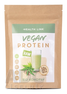 Health Link BIO RAW KONOPNÝ PROTEÍN 50%