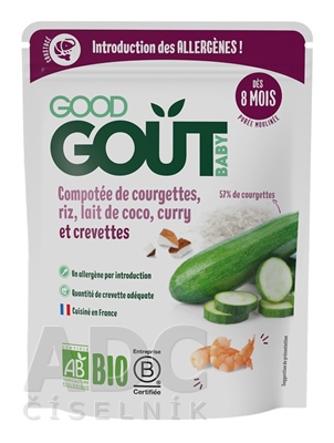 Good Gout BIO Krevety s ryžou, cuketou