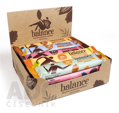 BALANCE ČOKOLÁDA MIX TYČINIEK