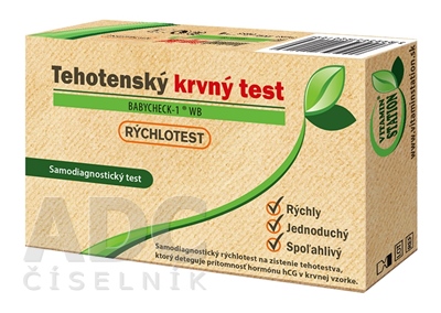 VITAMIN STATION Tehotenský test BABYCHECK-1 WB