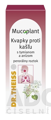 Mucoplant Kvapky proti kašľu s tymiánom a anízom