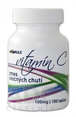 VITAMAX VITAMÍN C 100MG OVOCNA ZMES
