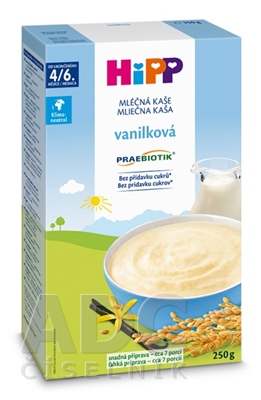 HiPP Mliečna prvá KAŠA PRAEBIOTIK vanilková