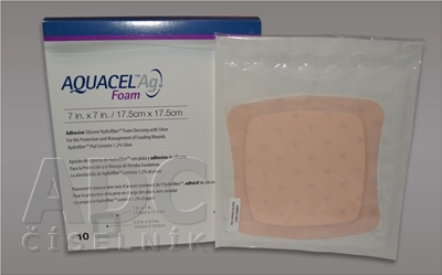AQUACEL Ag foam Hydrofiber krytie na rany