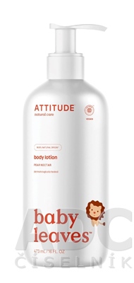 ATTITUDE Baby leaves Detské telové mlieko