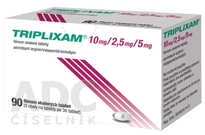 TRIPLIXAM 10 mg/2,5 mg/5 mg