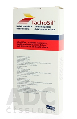 TachoSil matrica s tkanivovým lepidlom
