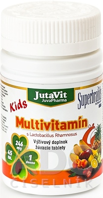 JutaVit Multivitamín s Lactobac. Rhamnosus Kids