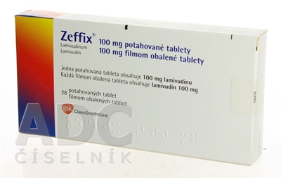 Zeffix 100 mg filmom obalené tablety