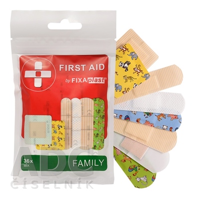 FIXAplast FIRST AID FAMILY náplasť MIX