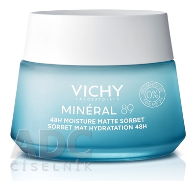 VICHY MINERAL 89 48H MOISTURE MATTE SORBET