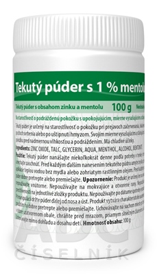 VULM Tekutý púder s 1 % mentolu