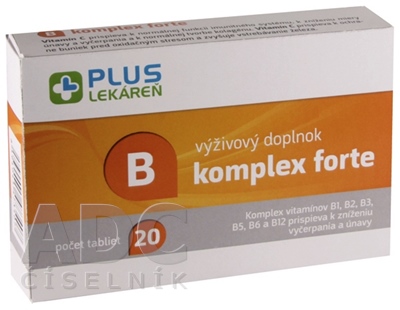 PLUS LEKÁREŇ B komplex Forte