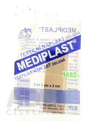 MEDIPLAST Textilná náplasť delená 1682 (5)