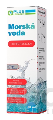 PLUS LEKÁREŇ Morská voda HYPERTONICKÁ