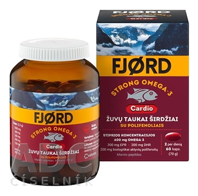 FJORD STRONG OMEGA-3 Cardio Rybí olej