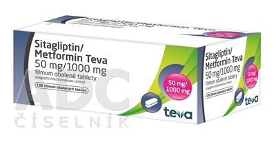 Sitagliptin/Metformin Teva 50 mg/1000 mg