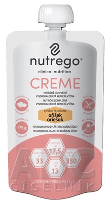 Nutrego CREME s príchuťou oriešok
