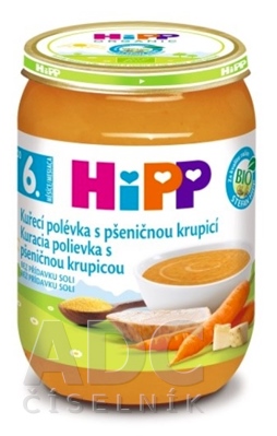 HiPP Polievka BIO Kuracia s pšeničnou krupicou