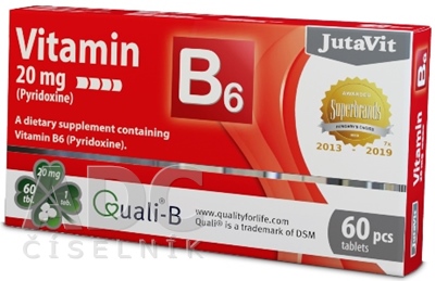 JutaVit Vitamín B6 20 mg