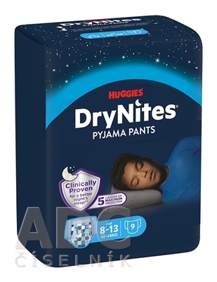 HUGGIES DryNites L pre chlapcov (8-13 rokov)