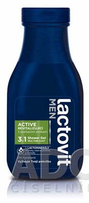 Lactovit MEN ACTIVE 3v1 Sprchový gél