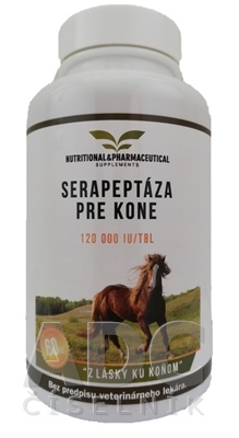 N&P Serapeptáza pre kone 120 000 IU