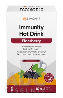 LIVSANE IMMUNITY Horúci nápoj Čierna baza