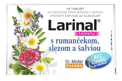 Dr. Müller LARINAL s rumančekom, slezom a šalviou