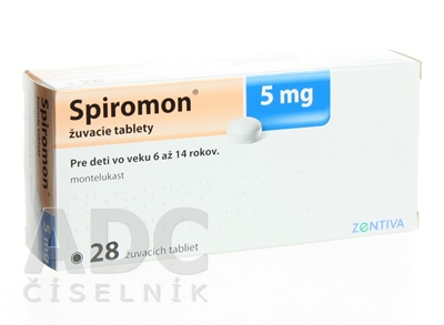 Spiromon 5 mg žuvacie tablety