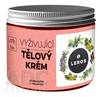 LEROS VYŽIVUJÚCI TELOVÝ KRÉM ROZMARÍN & BORIEVKA