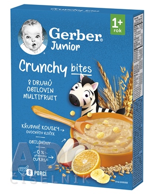 Gerber Junior Nemliečna kaša s chrumkavými kúskami