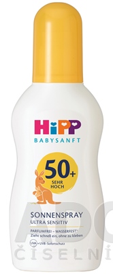 HiPP BABYSANFT Ochrana proti slnku SPF50+