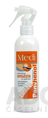 MEDI PANTHENOL FORTE UPOKOJ. EMULZIA PO OPAĽOVANÍ