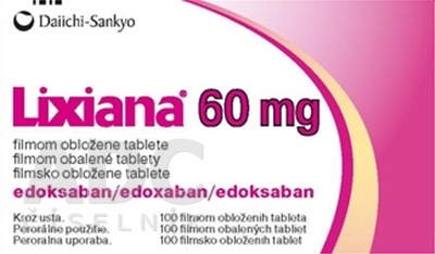 Lixiana 60 mg filmom obalené tablety