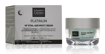 MartiDerm PLATINUM GF VITAL-AGE NIGHT CREAM