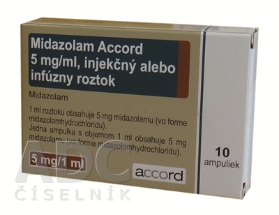 Midazolam Accord 5 mg/ml