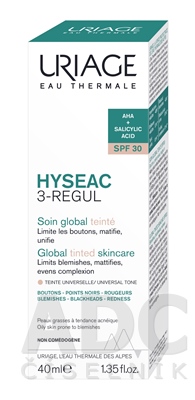 URIAGE Hyseac 3-REGUL SPF30 TINTED