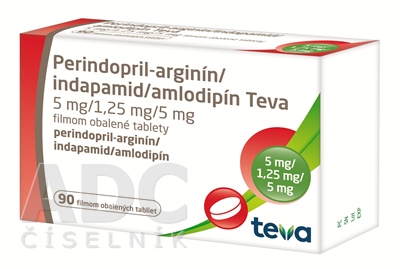 Perindopril-arginín/indapamid/amlodipín Teva