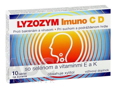 LYZOZYM IMUNO C D SO SELÉNOM A VITAMÍNMI E a K