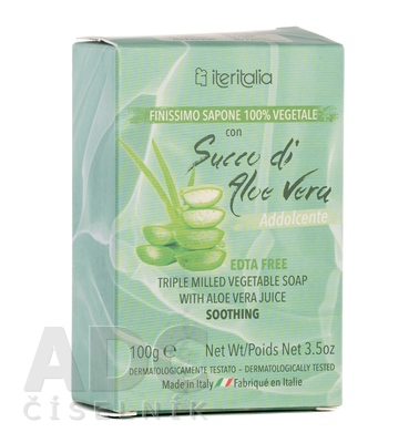 Iteritalia Rastlinné mydlo so šťavou z Aloe Vera