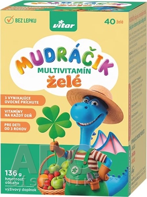 VITAR MUDRÁČIK multivitamín želé