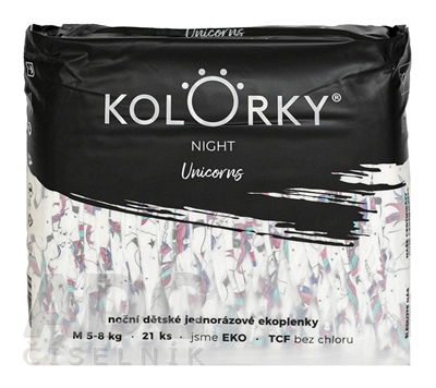 KOLORKY NIGHT Jednorožci M