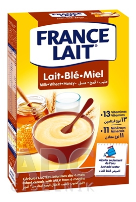FRANCE LAIT Pšeničná kaša mliečna s medom