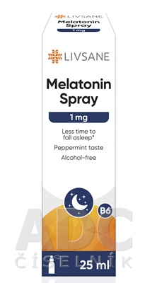 LIVSANE Melatonín 1 mg