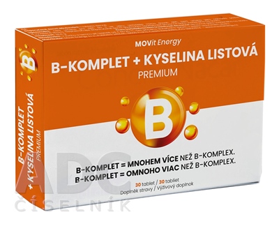 MOVit B-KOMPLET + Kyselina listová PREMIUM