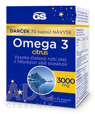 GS Omega 3 citrus darček 2023